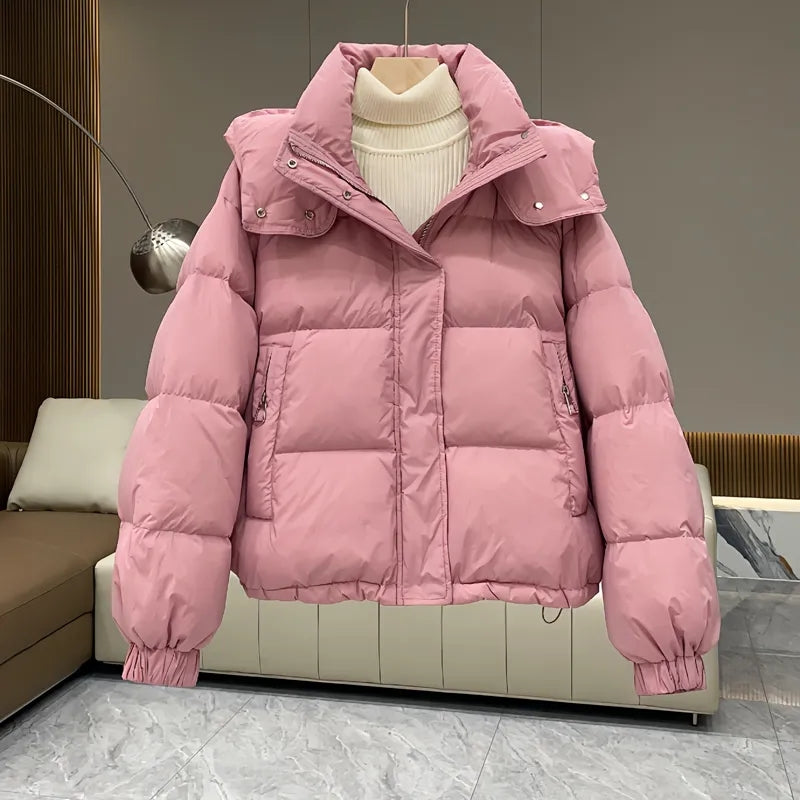 Pink Puffer Jacket