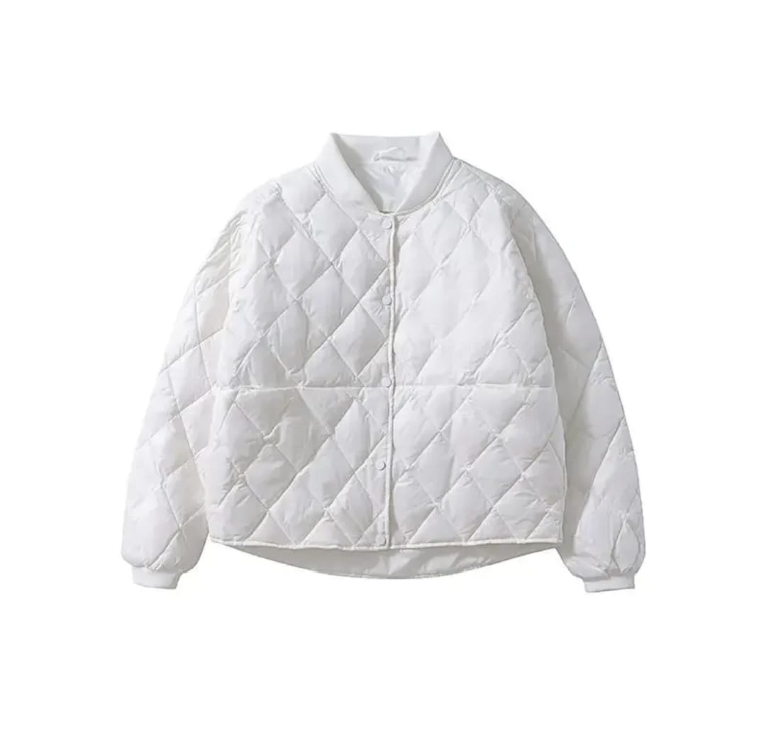 Quilted Jacket - White