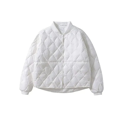 Quilted Jacket - White