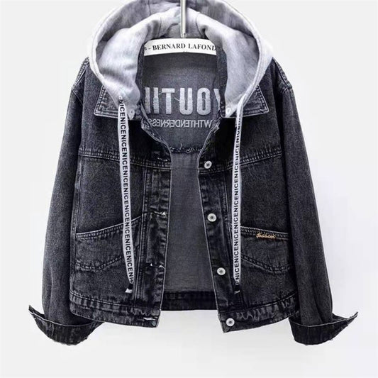 Denim Jacket with Hood