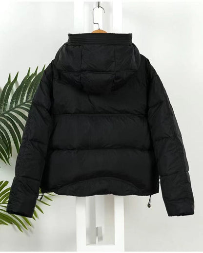 Long Puffer Coat - Black